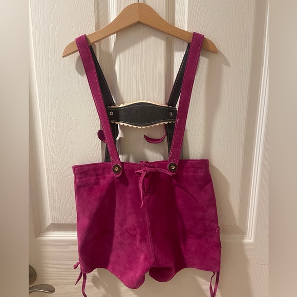 SONNKIND authentic leather Oktoberfest, German Bavarian overalls. - Picture 2 of 6